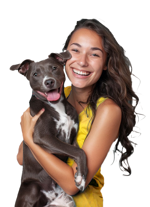 Girl With Pup 3