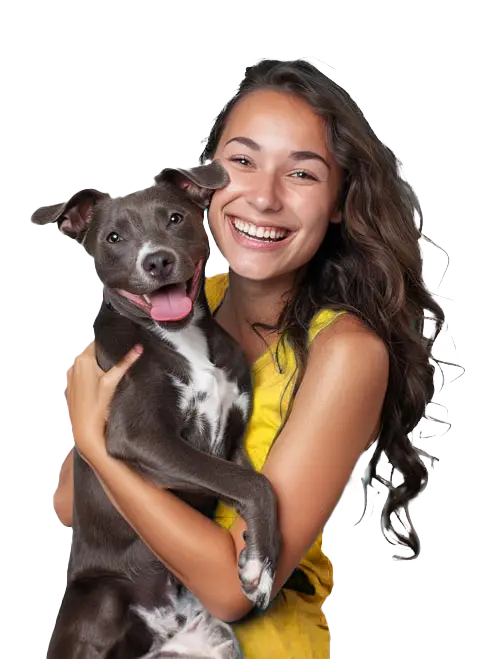 Girl With Pup 3